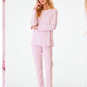 Roller Rabbit Pink Hearts Pajamas
